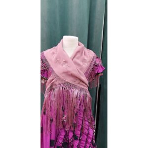 Traje de flamenca buganvilla, Modelo Lola