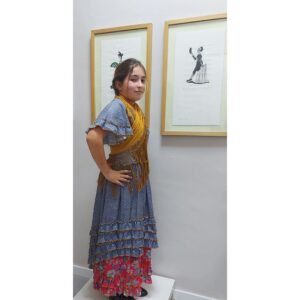 traje de flamenca niña