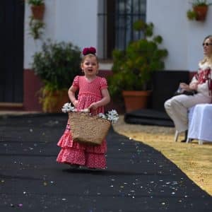 Traje de flamenca niña. Talla 3