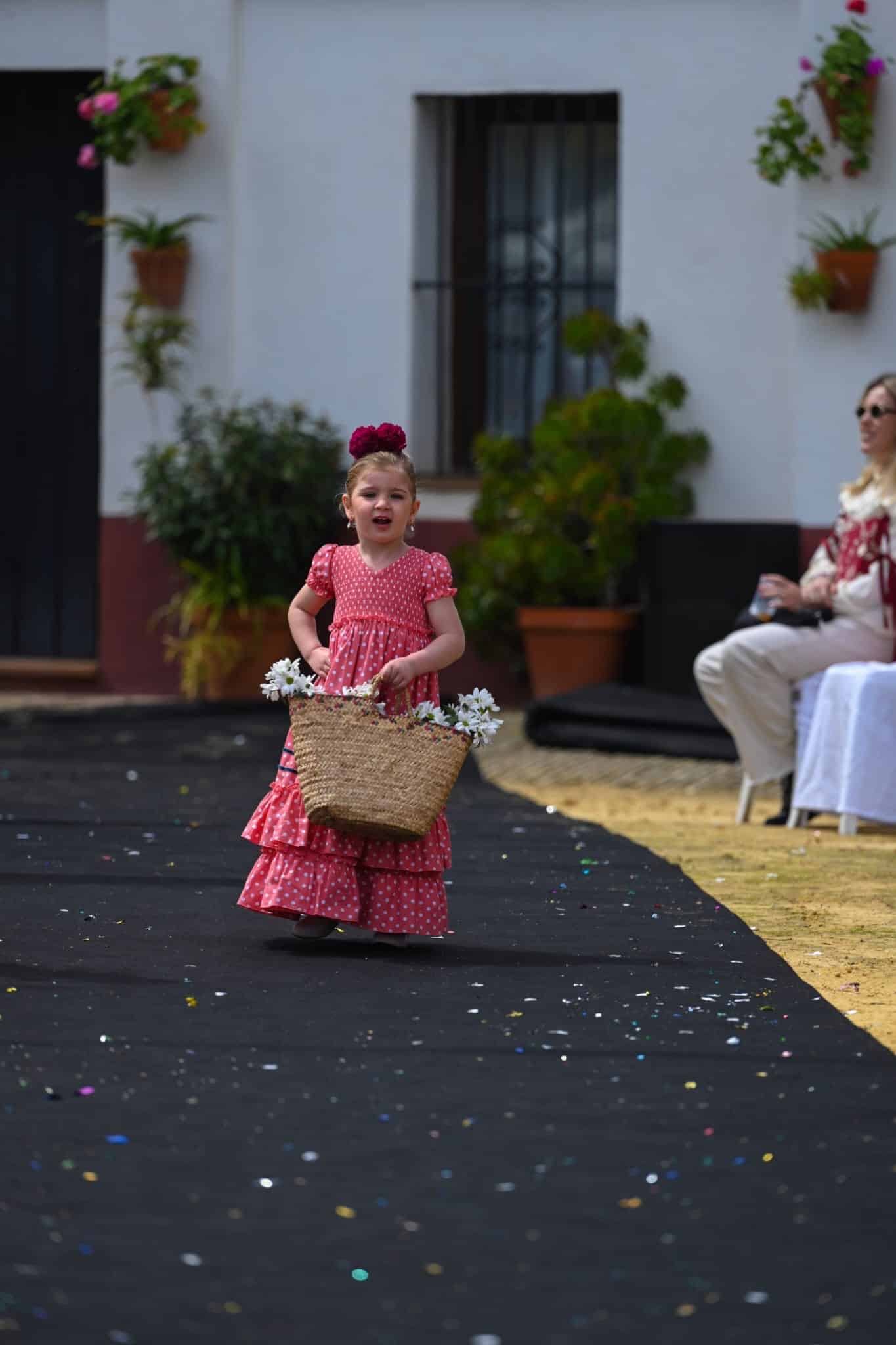Traje de flamenca niña. Talla 3