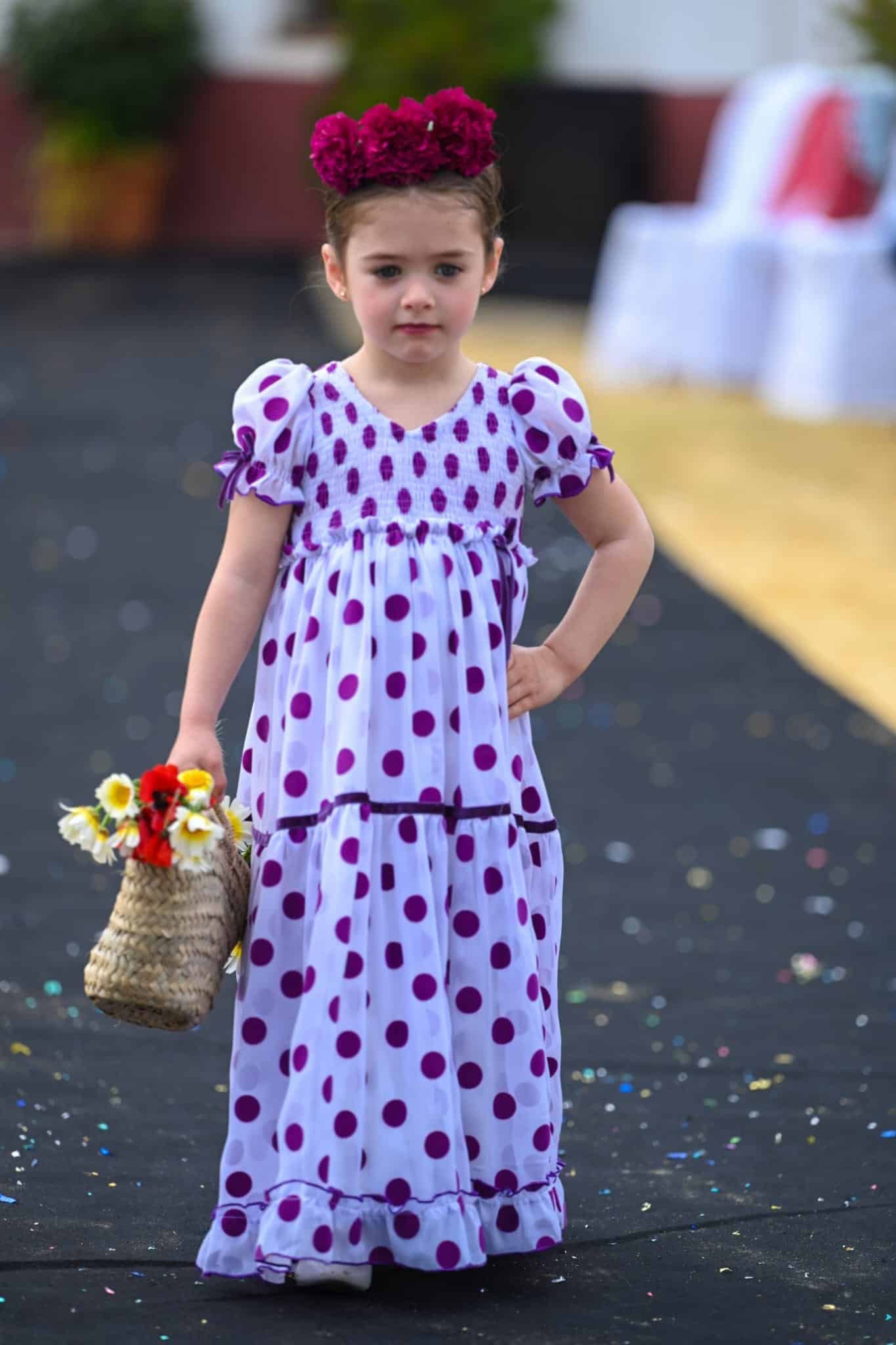 Traje de flamenca niña. Talla 3