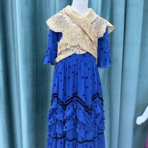 Traje de flamenca niña. Talla 8