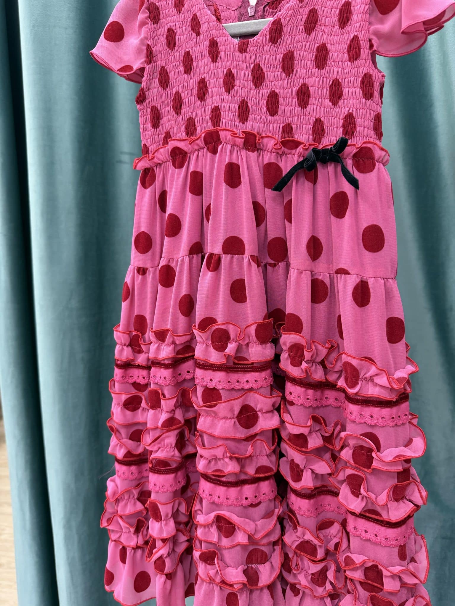 Traje de flamenca niña cruzado beige/rojo
Talla 2 - Imagen 3